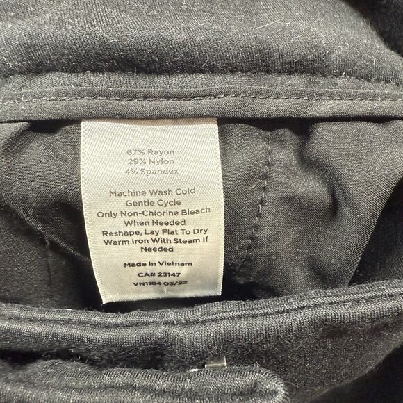 Talbots Soho Pants Women’s 18 Black Straight Leg Professional Wear - Picture 7 of 9